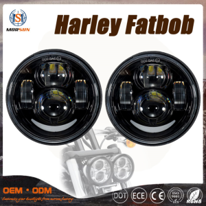 4.65 นิ้ว Fat Bob Dual ไฟหน้า