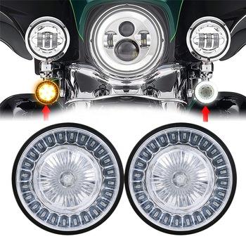 ไฟสัญญาณเลี้ยว LED สำหรับรถจักรยานยนต์ Harleys-Davidsons