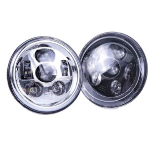 มอร์ซุน 12v 24v 58w ไฟหน้า LED สําหรับ Wrangler JK 7inch ไฟหน้ากลมไฟลําแสงต่ําสูง