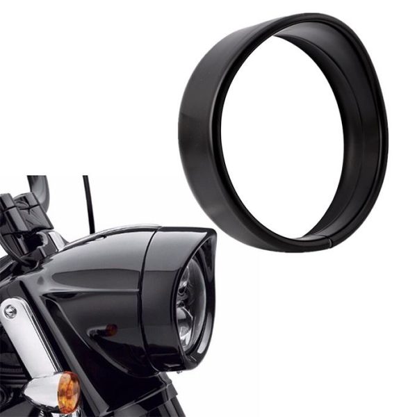 Morsun 5.75inch Led ไฟหน้าตกแต่ง Trim Ring สำหรับ Harley Cover Cap