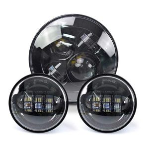 Morsun ไฟหน้าอัตโนมัติสำหรับ Harley-davidson Moto Parts 7 นิ้ว Led ไฟหน้า