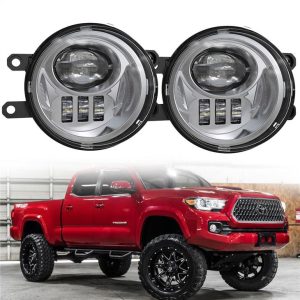 Morsun Black Chrome 12V ไฟตัดหมอก LED สำหรับ Toyota 2016 2017 2018 2019 Tacoma