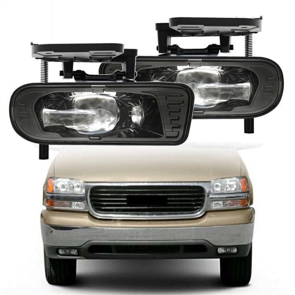 MorSun Driving Light LED Fog Light For Compatible with 1999-2002 GMC Sierra 2000-2006 GMC Yukon Pickup Truck